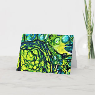 Cartão Abstrato Color Study 308, placa