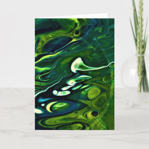 Cartão Abstrato Color Study 309, placa