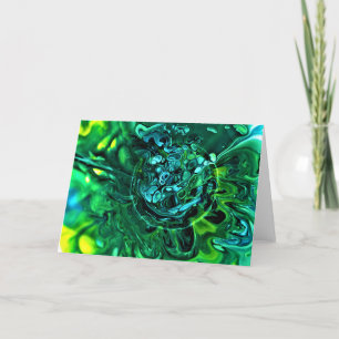 Cartão Abstrato Color Study 310, placa