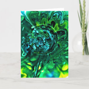 Cartão Abstrato Color Study 310, placa