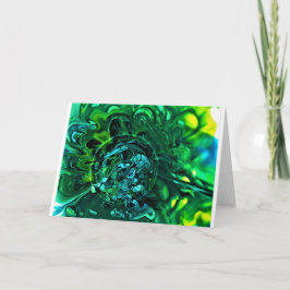 Cartão Abstrato Color Study 310, placa