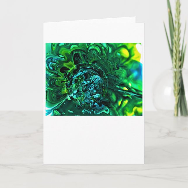 Cartão Abstrato Color Study 310, placa (Frente)