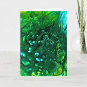 Cartão Abstrato Color Study 312, placa