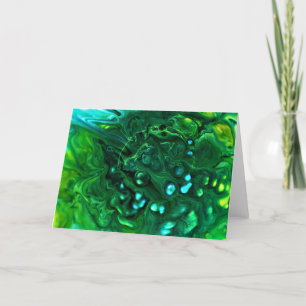 Cartão Abstrato Color Study 312, placa