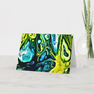 Cartão Abstrato Color Study 314, placa