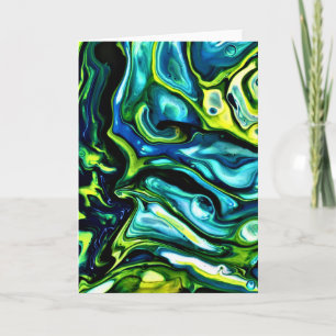 Cartão Abstrato Color Study 315, placa