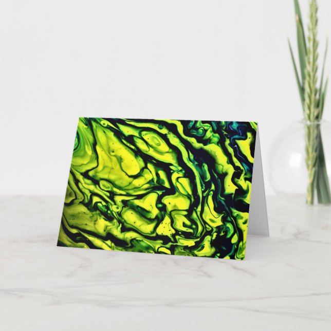 Cartão Abstrato Color Study 316, placa (Frente)