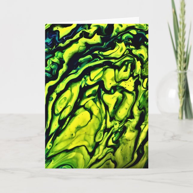 Cartão Abstrato Color Study 316, placa (Frente)