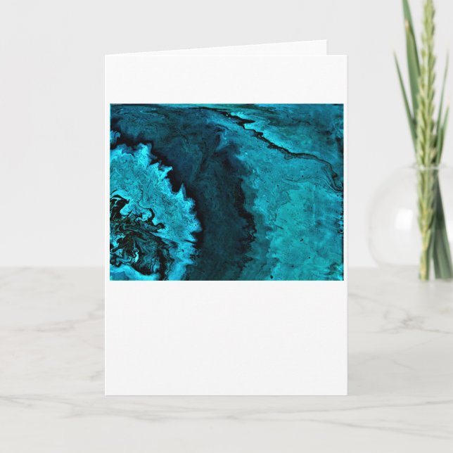 Cartão Abstrato Color Study 31, placa (Frente)