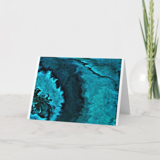 Cartão Abstrato Color Study 31, placa (Frente)