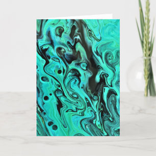 Cartão Abstrato Color Study 324, placa