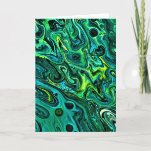 Cartão Abstrato Color Study 325, placa