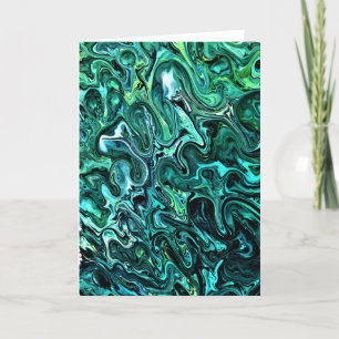 Cartão Abstrato Color Study 326, placa