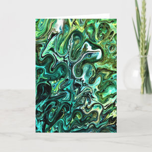 Cartão Abstrato Color Study 327, placa