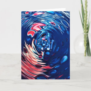 Cartão Abstrato Color Study 330, placa