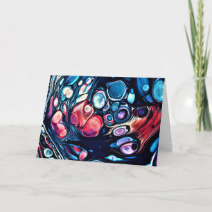 Cartão Abstrato Color Study 335, placa