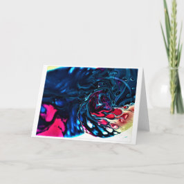 Cartão Abstrato Color Study 337, Card