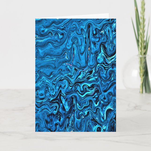 Cartão Abstrato Color Study 338, placa (Frente)