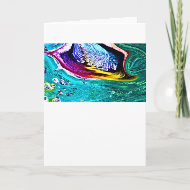 Cartão Abstrato Color Study 33, Card (Frente)