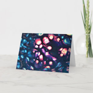 Cartão Abstrato Color Study 341, placa