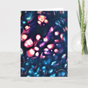 Cartão Abstrato Color Study 341, placa