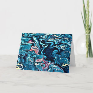 Cartão Abstrato Color Study 347, placa