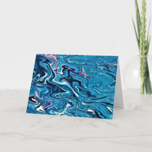 Cartão Abstrato Color Study 353, placa