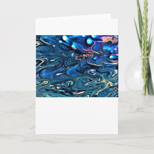 Cartão Abstrato Color Study 354, Card (Frente)