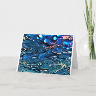 Cartão Abstrato Color Study 354, Card