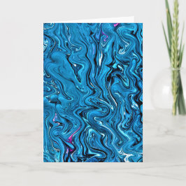 Cartão Abstrato Color Study 355, placa