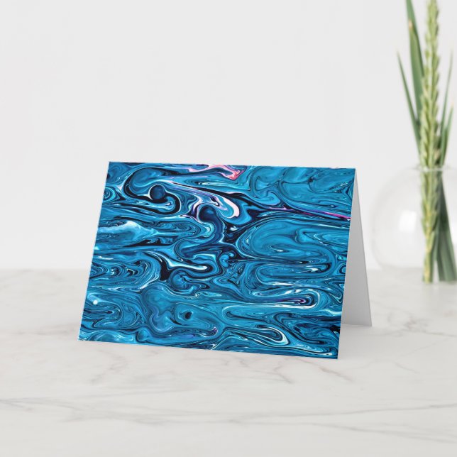 Cartão Abstrato Color Study 359, placa (Frente)