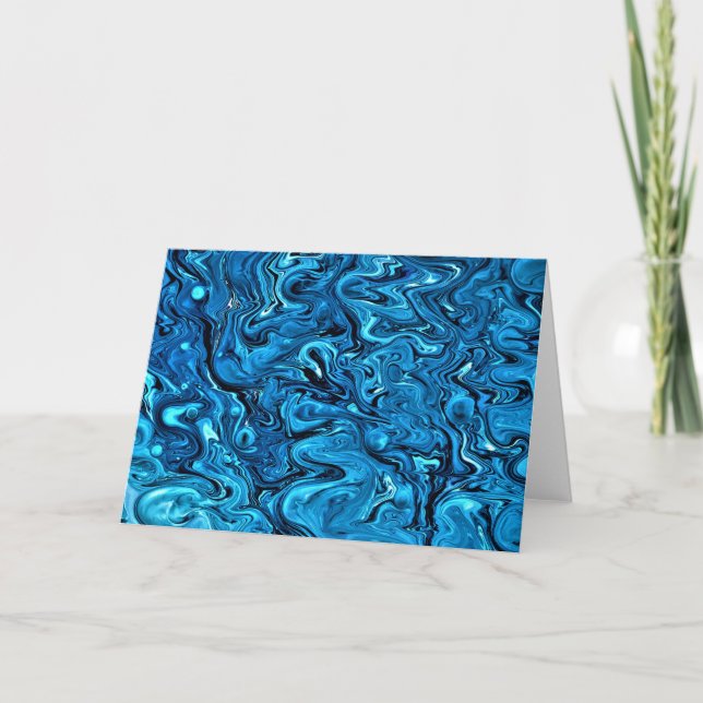 Cartão Abstrato Color Study 360, placa (Frente)