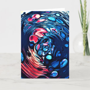 Cartão Abstrato Color Study 365, placa