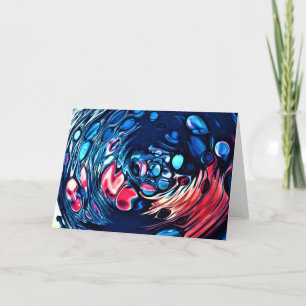 Cartão Abstrato Color Study 365, placa