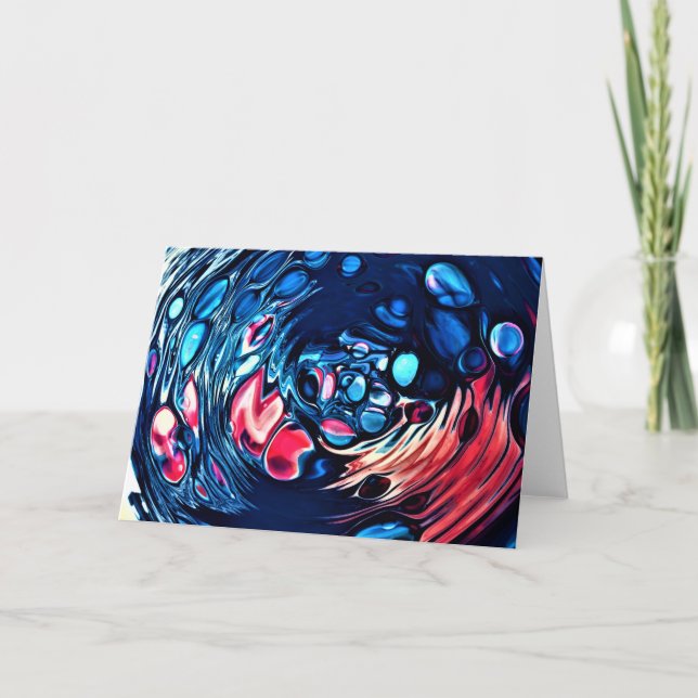 Cartão Abstrato Color Study 365, placa (Frente)