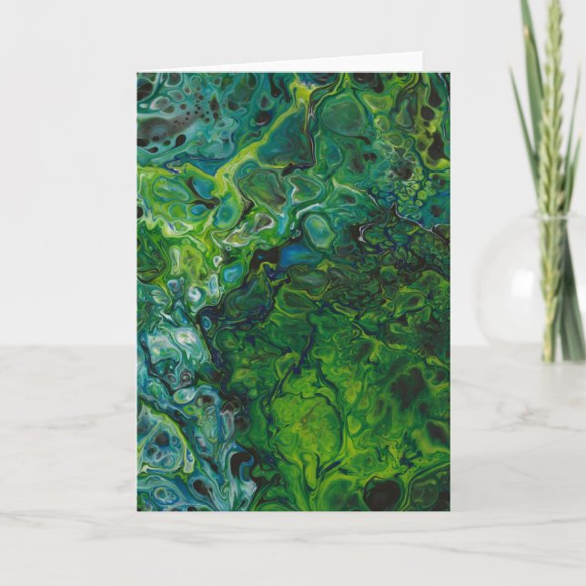 Cartão Abstrato Color Study 367, placa (Frente)