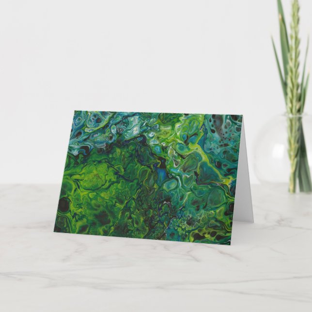 Cartão Abstrato Color Study 367, placa (Frente)