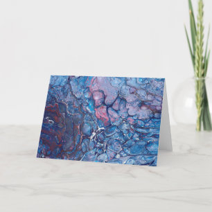 Cartão Abstrato Color Study 368, placa