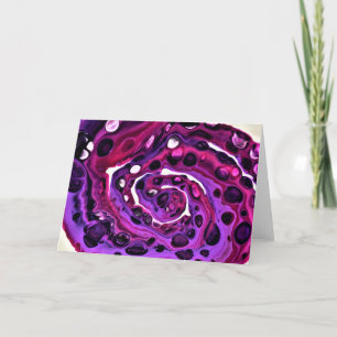 Cartão Abstrato Color Study 373, placa