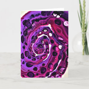 Cartão Abstrato Color Study 373, placa