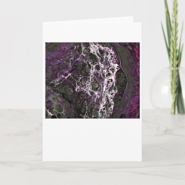 Cartão Abstrato Color Study 375, placa (Frente)