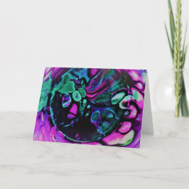 Cartão Abstrato Color Study 379, placa