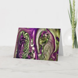 Cartão Abstrato Color Study 387, placa