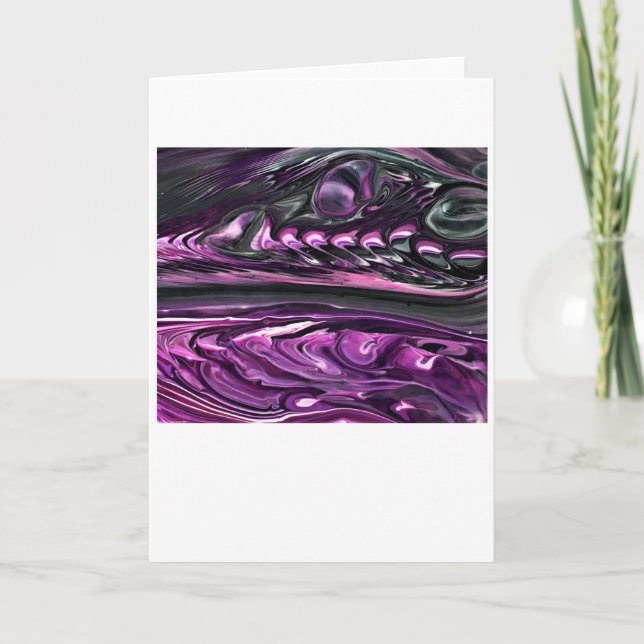 Cartão Abstrato Color Study 390, Card (Frente)