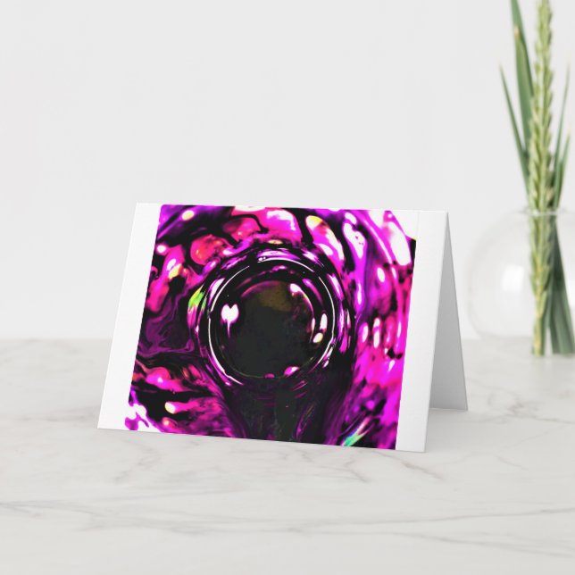 Cartão Abstrato Color Study 391, Card (Frente)