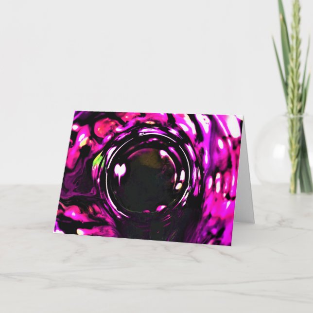 Cartão Abstrato Color Study 391, placa (Frente)