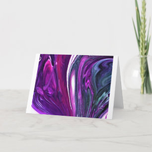 Cartão Abstrato Color Study 397, placa