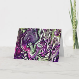 Cartão Abstrato Color Study 409, placa