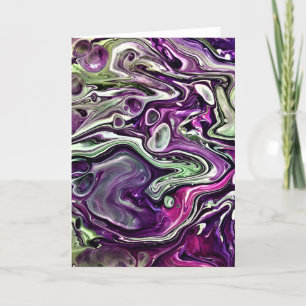 Cartão Abstrato Color Study 409, placa