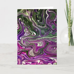 Cartão Abstrato Color Study 410, placa